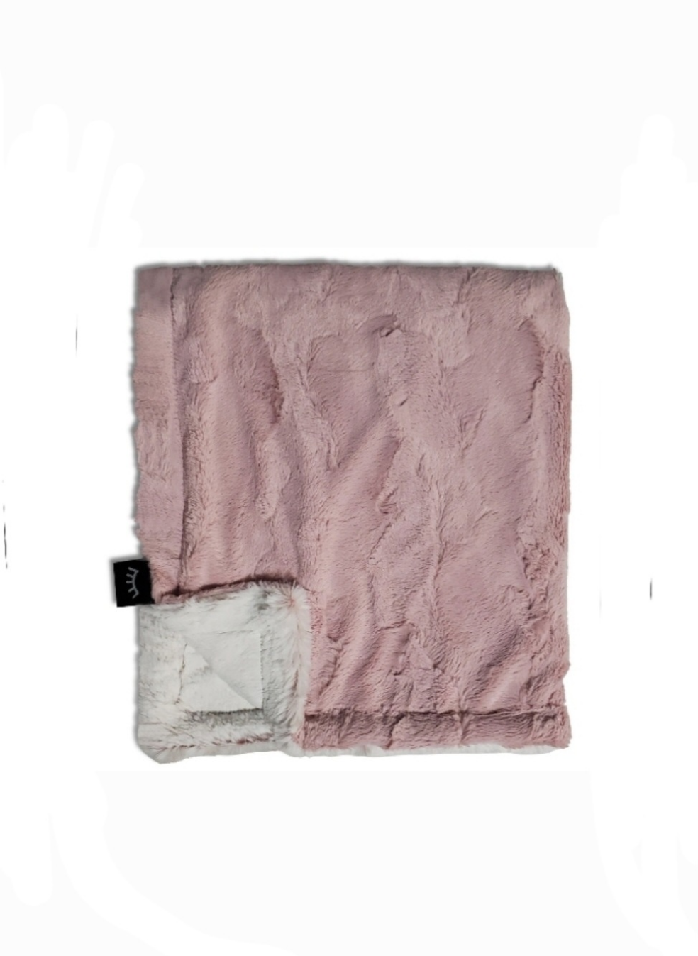 Rosewood Cream Minky Blanket