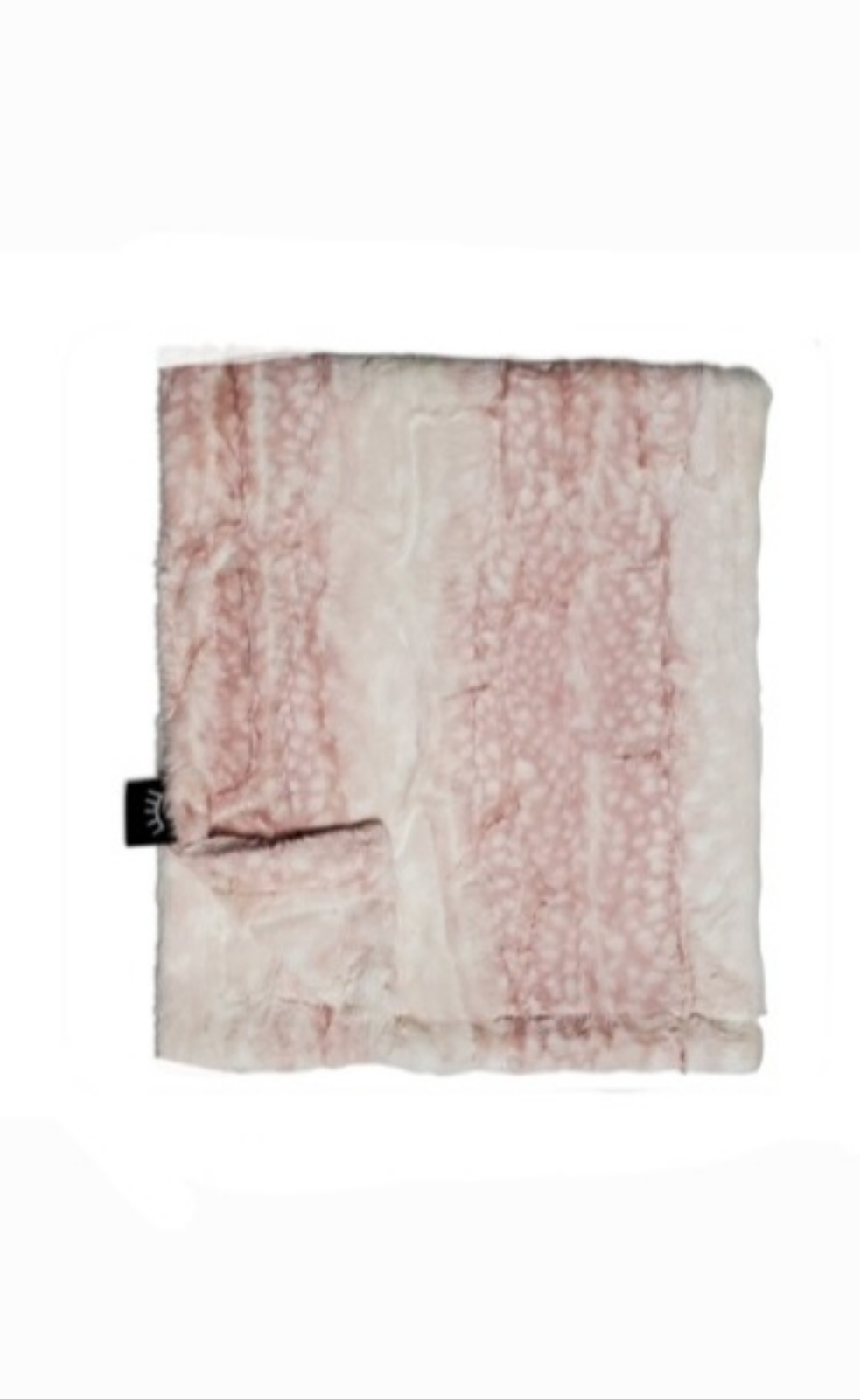 Cibirian Leopard Blush Minky Baby Blanket