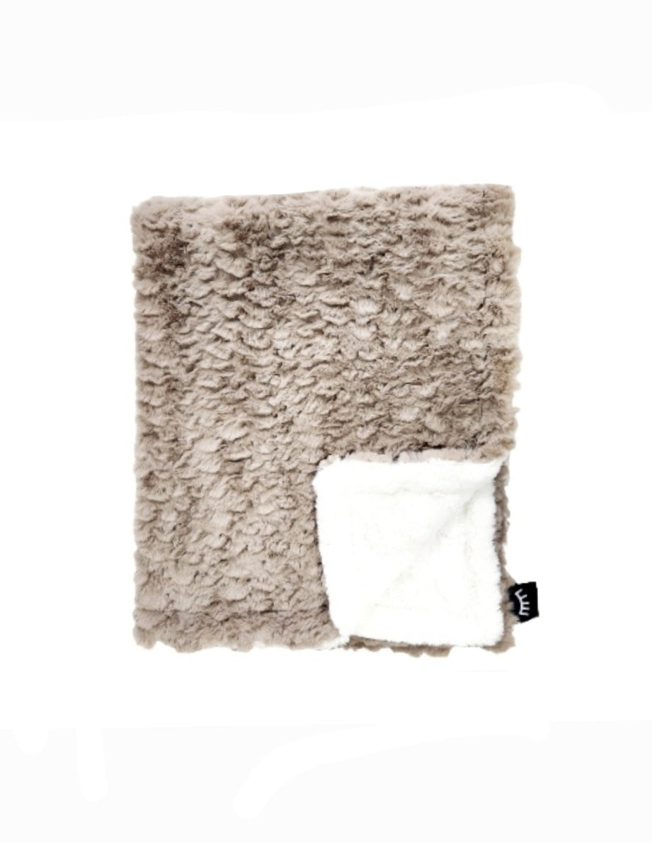 Tuscany Taupe Minky Blanket