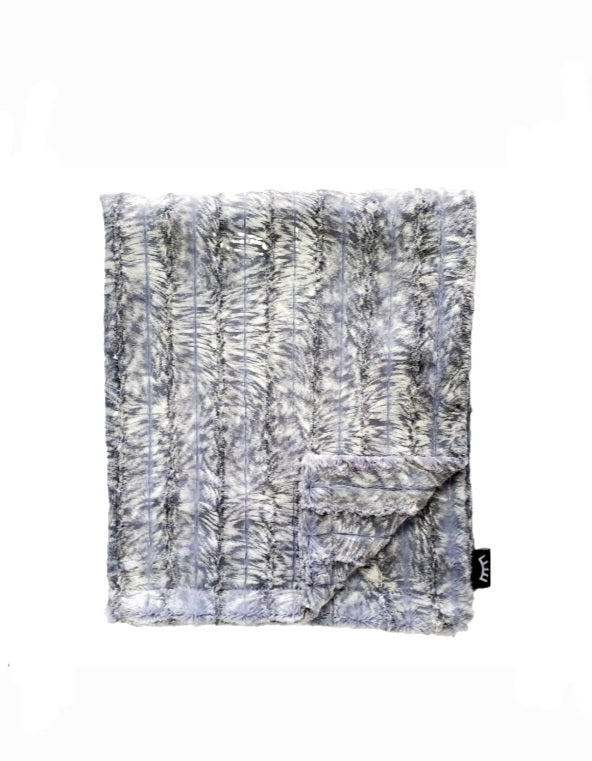 Hawk Grey Minky Blanket