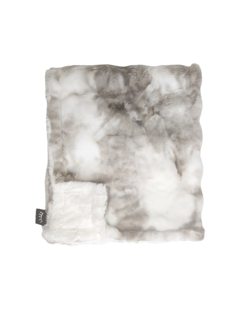 Sorbet Powder Steel Minky Blanket