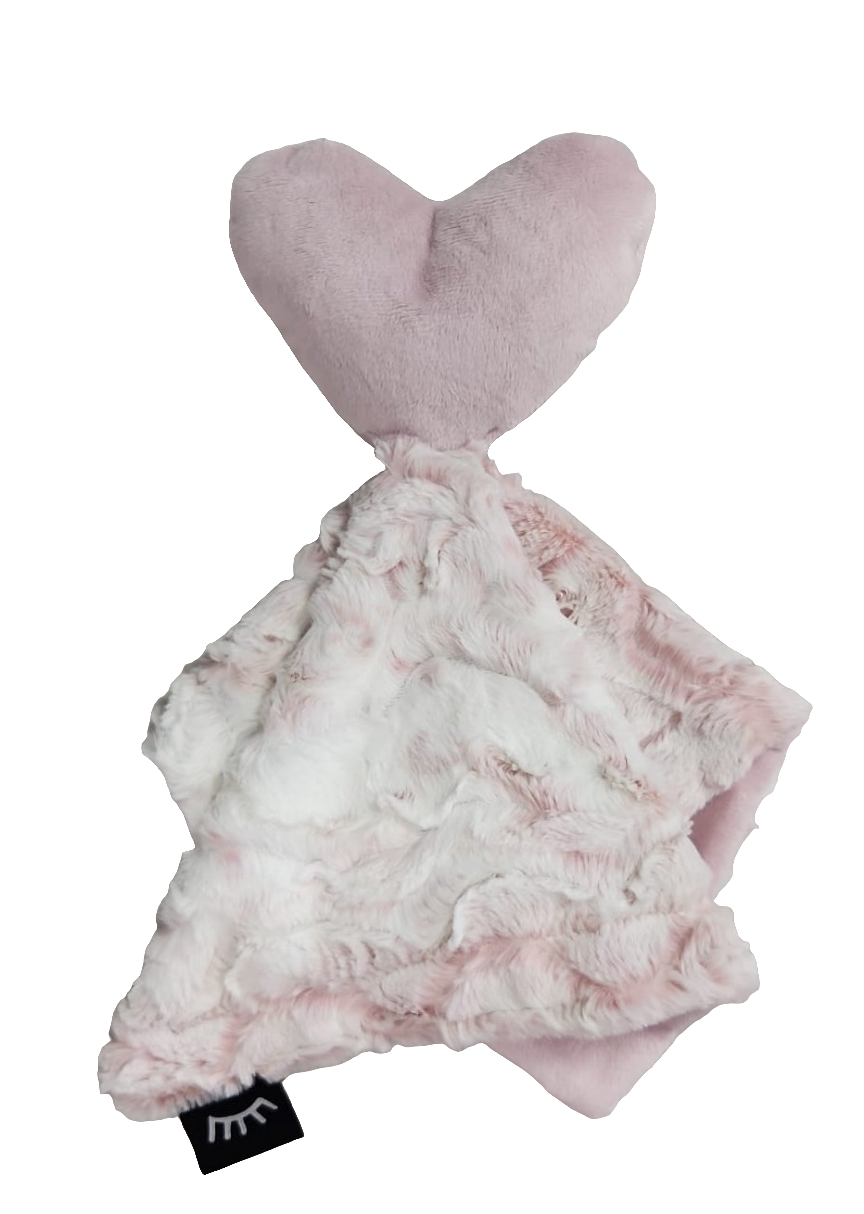 Owl Mauve Heart Lovey