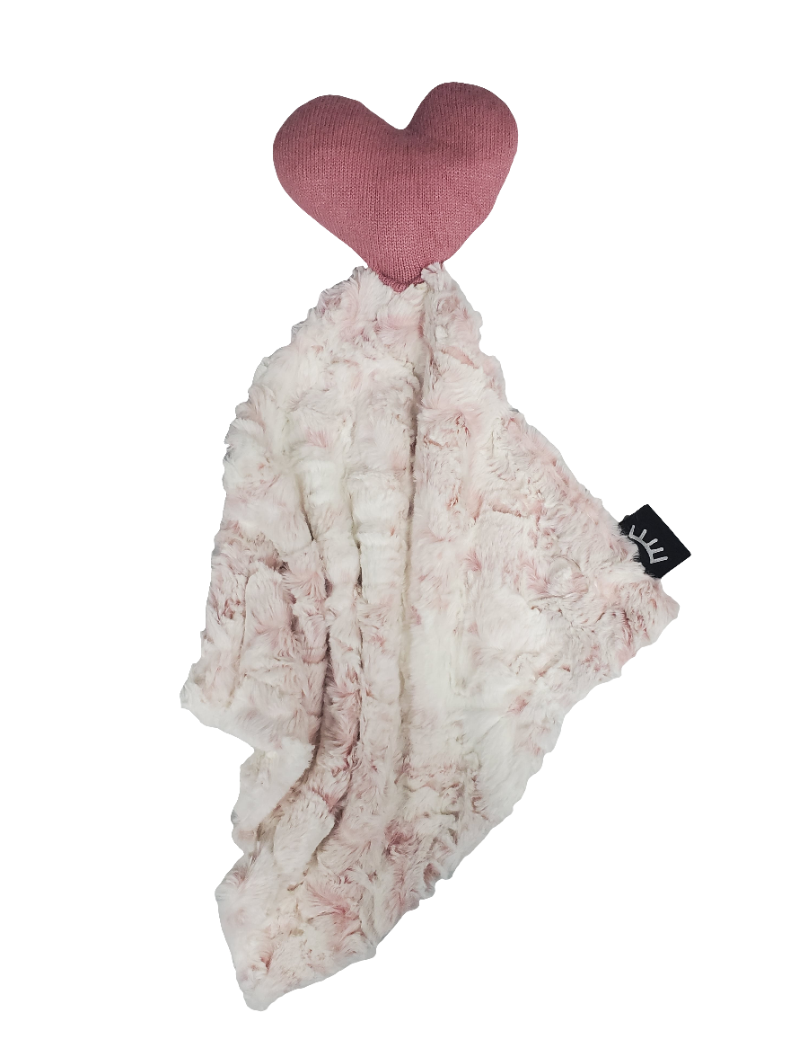 Owl Rosewood Heart Lovey