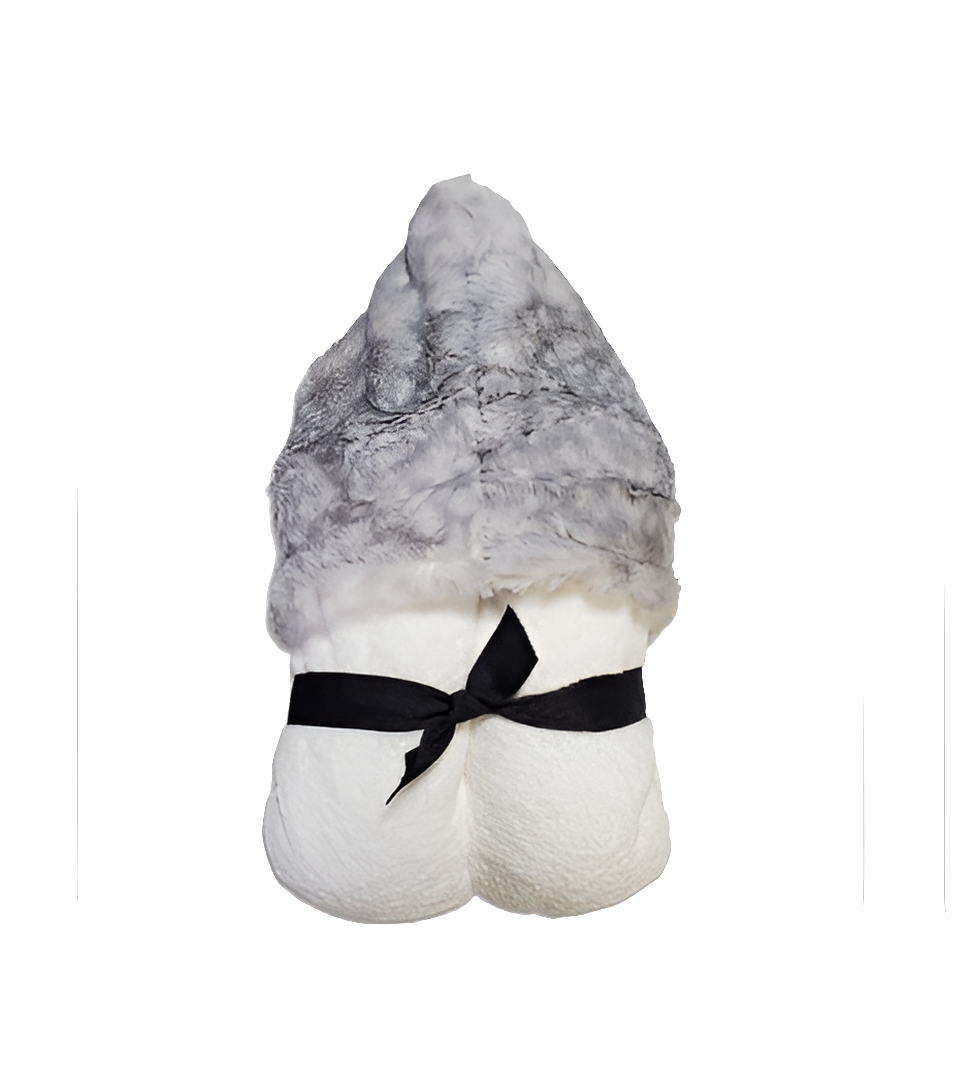 Cibirian Grey Hooded Towel