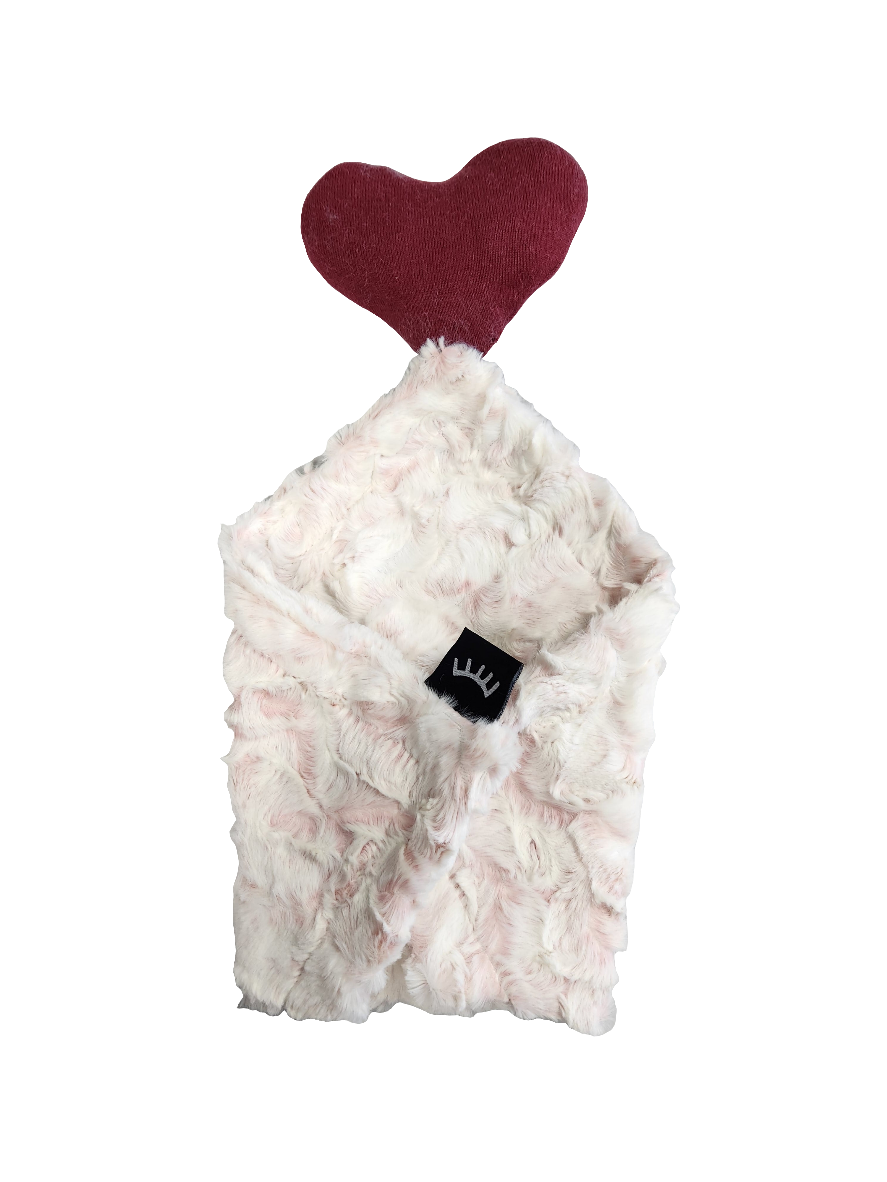 Owl Mauve Heart Lovey