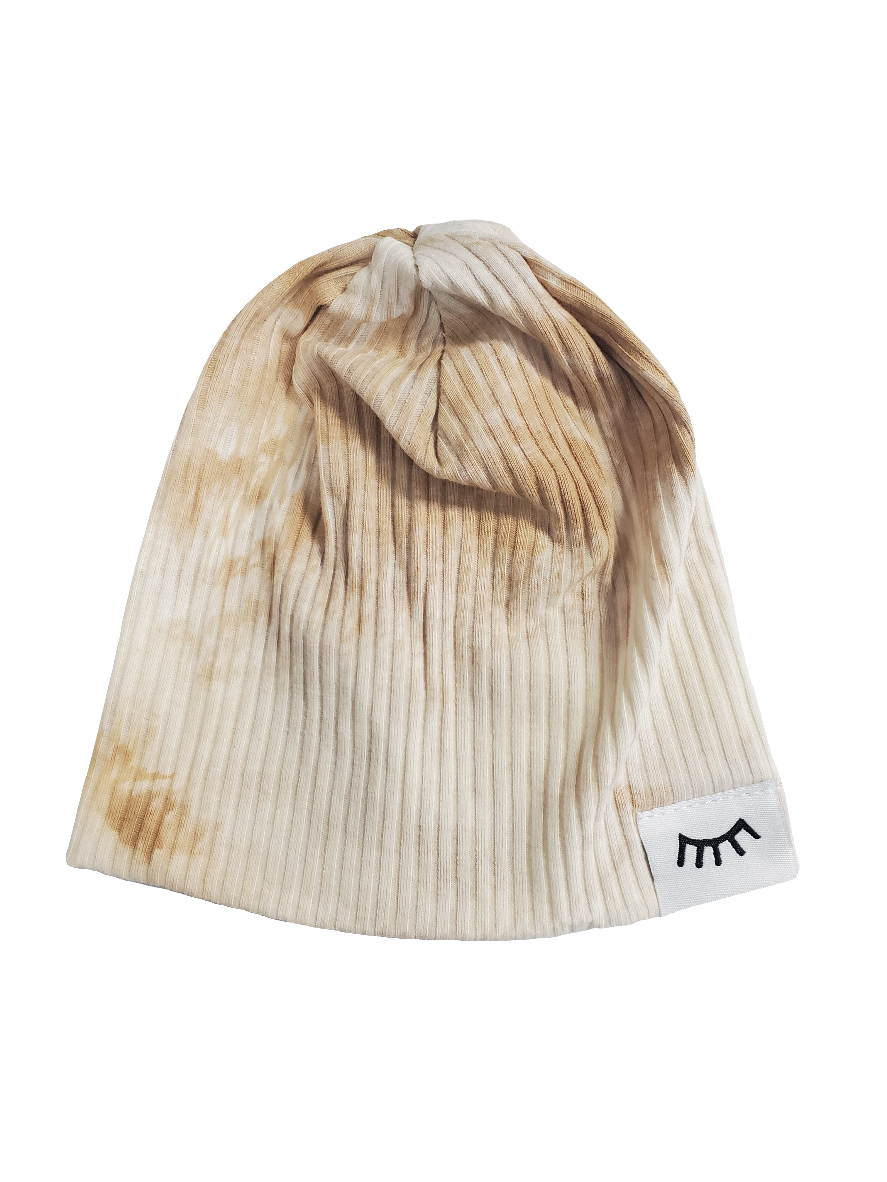 Tiedye Taupe Beanie Hat