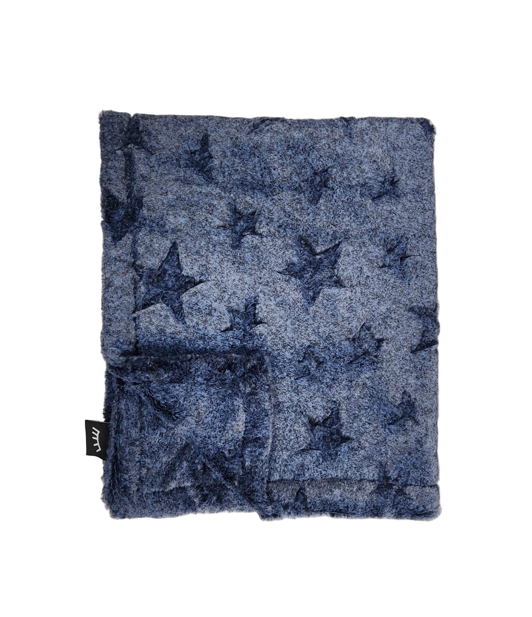 Stars Chambray Minky Blanket