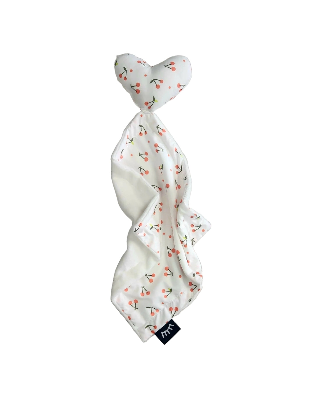 NEW Cherry Heart Cotton Lovey