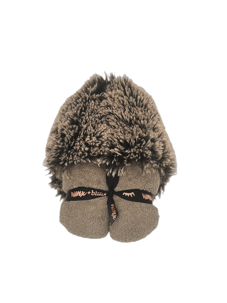 Shaggy Taupe Hooded Towel