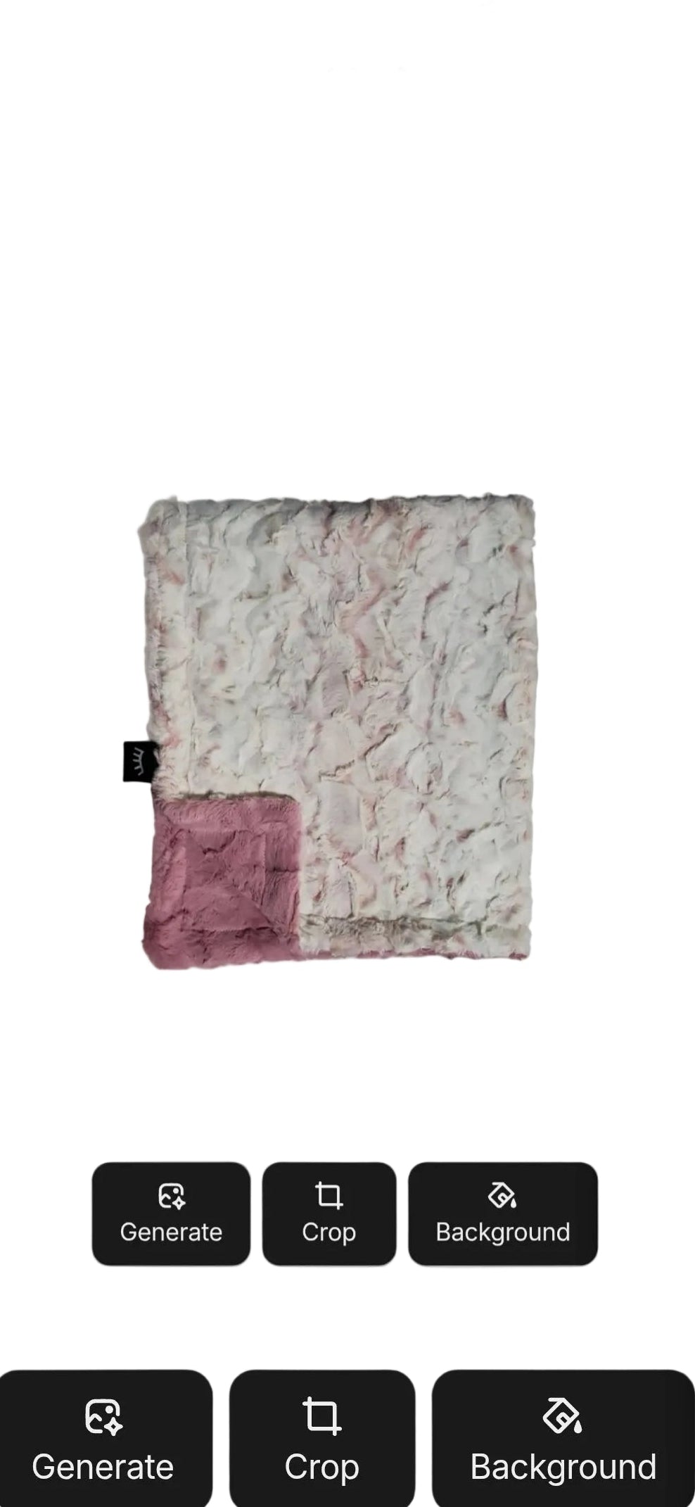 Owl Mauve Minky Blanket
