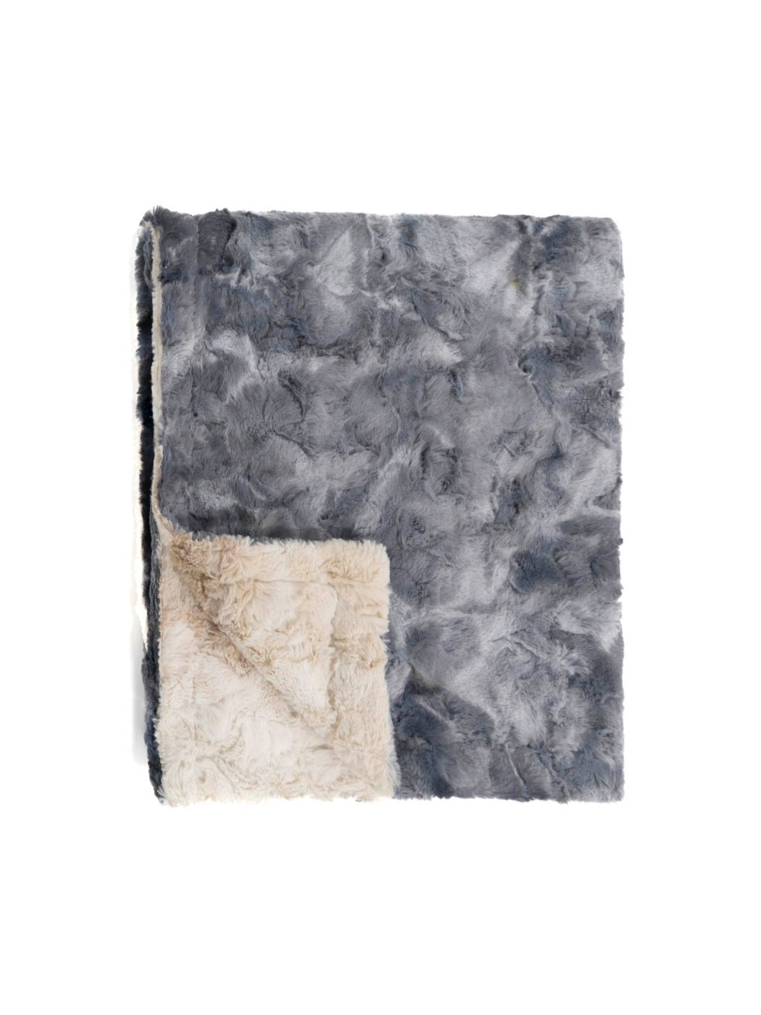 Galaxy Smoke Taupe Minky Baby Blanket