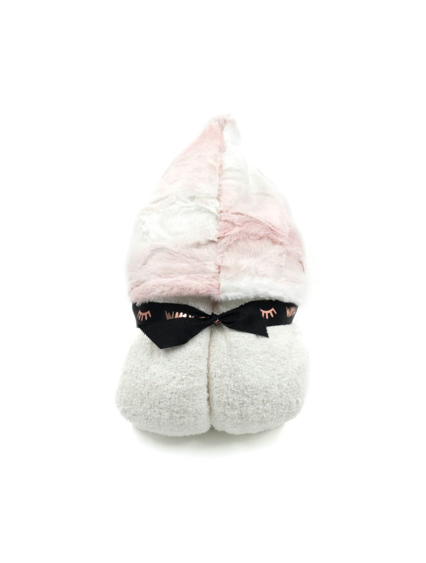 Ombre Blush Hooded Towel