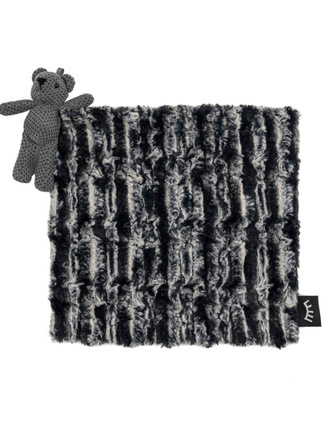 Zebra Black Bear Lovey