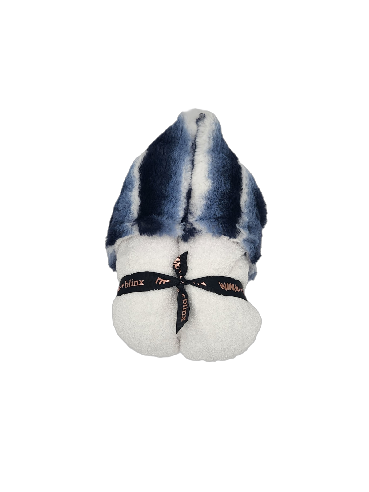 Chinchilla Navy Hooded Towel