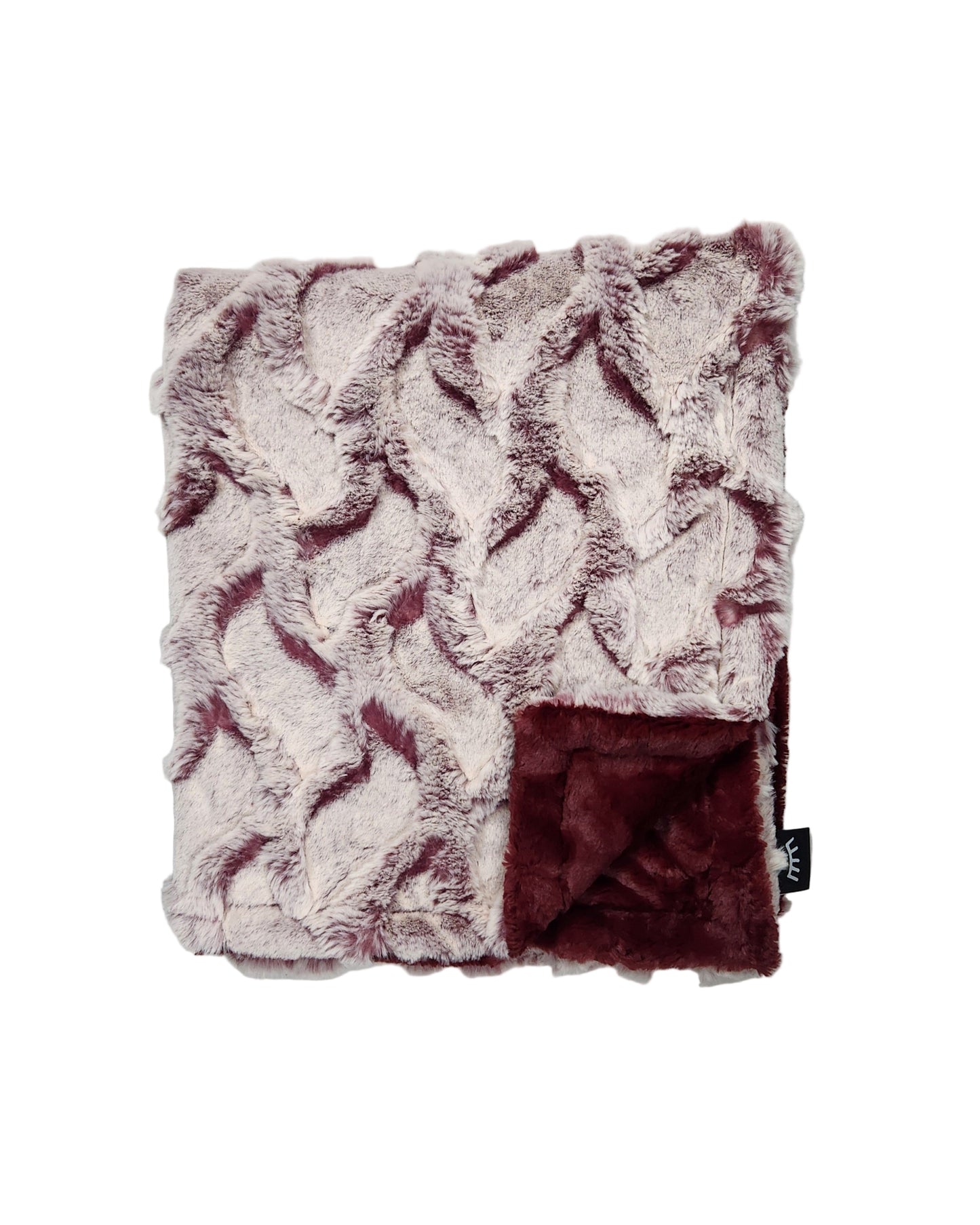 Bailey Merlot Minky Blanket