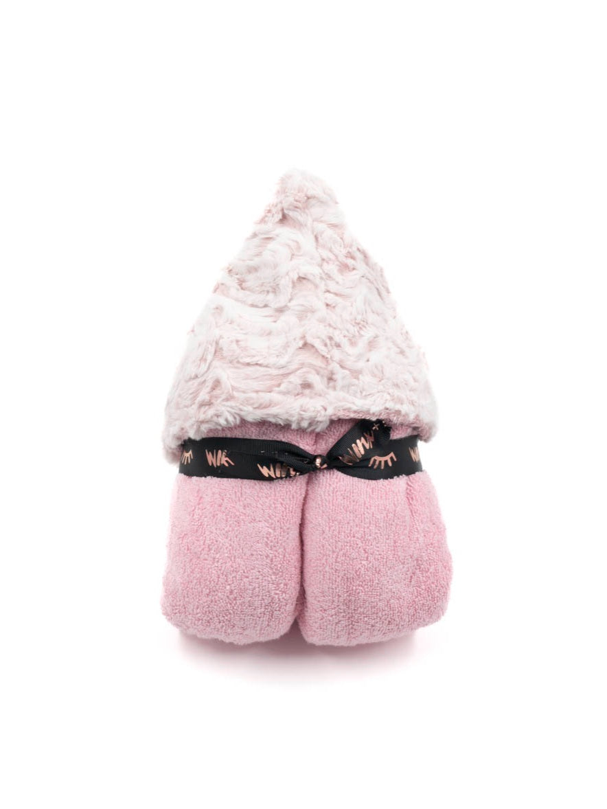 Princess Pink Hooded Towel