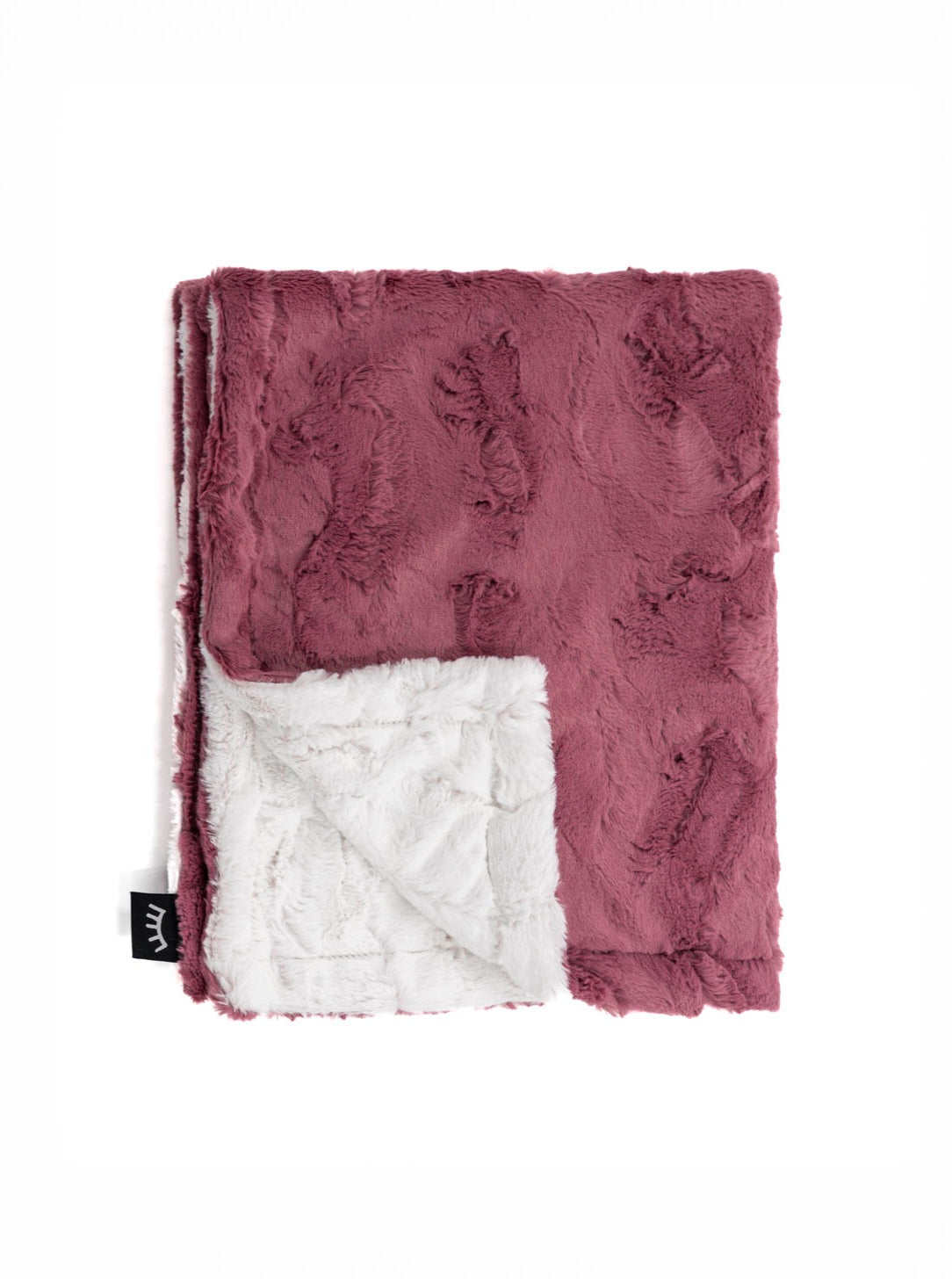 Cozy Dusty Rose Minky Blanket