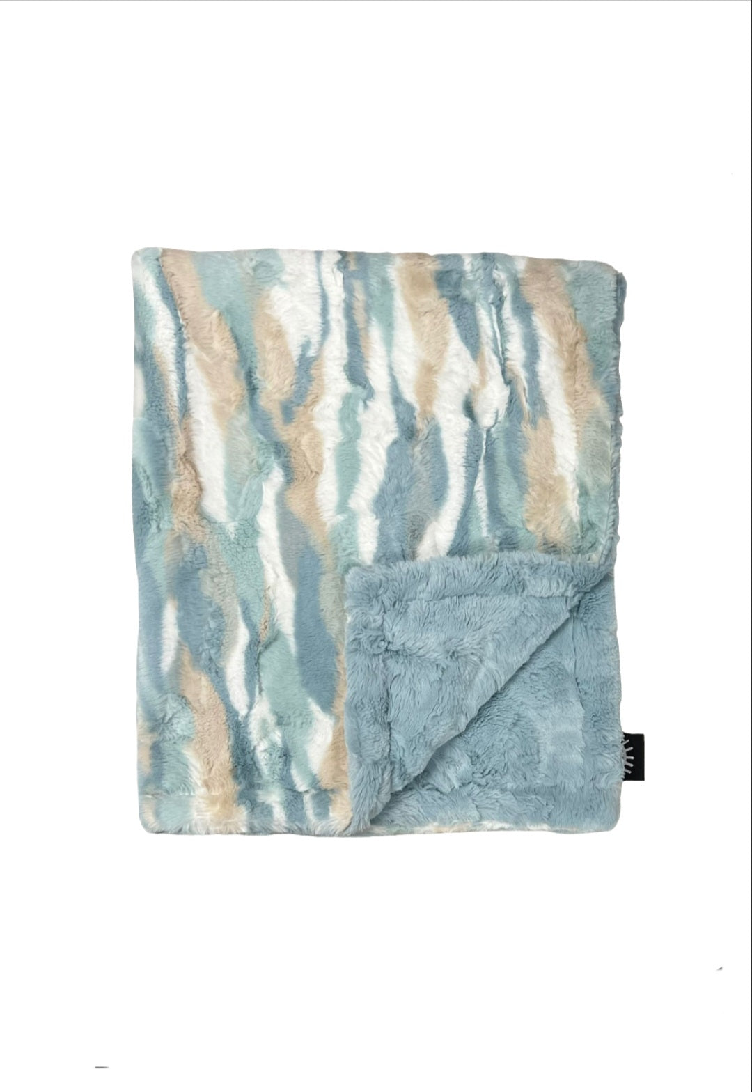 Himalayas Ocean Minky Blanket