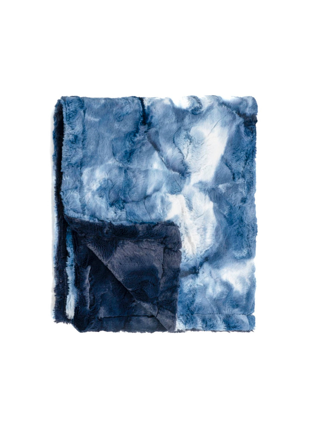 Sorbet Navy Minky Blanket