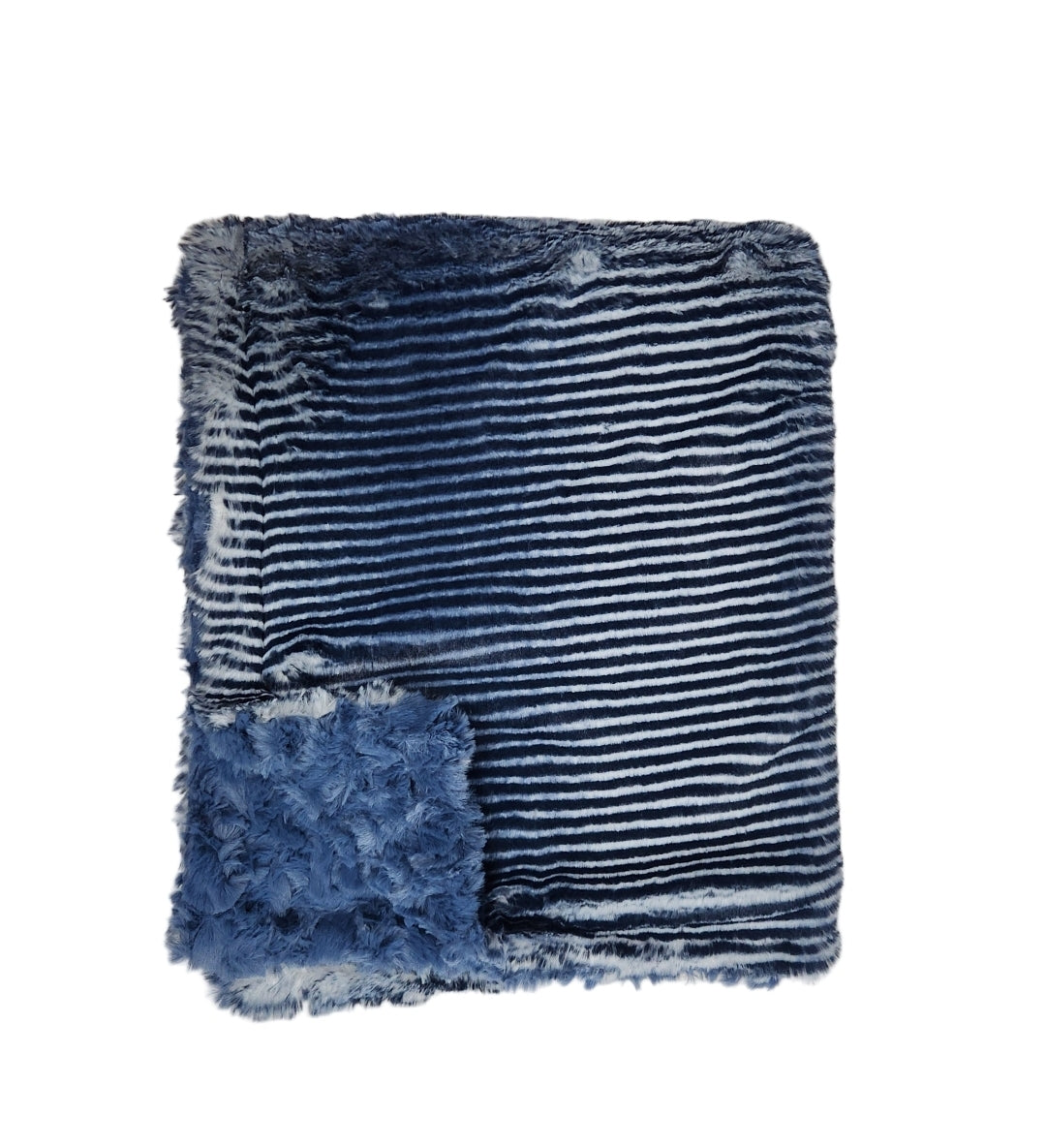 Dania Blue Minky Blanket