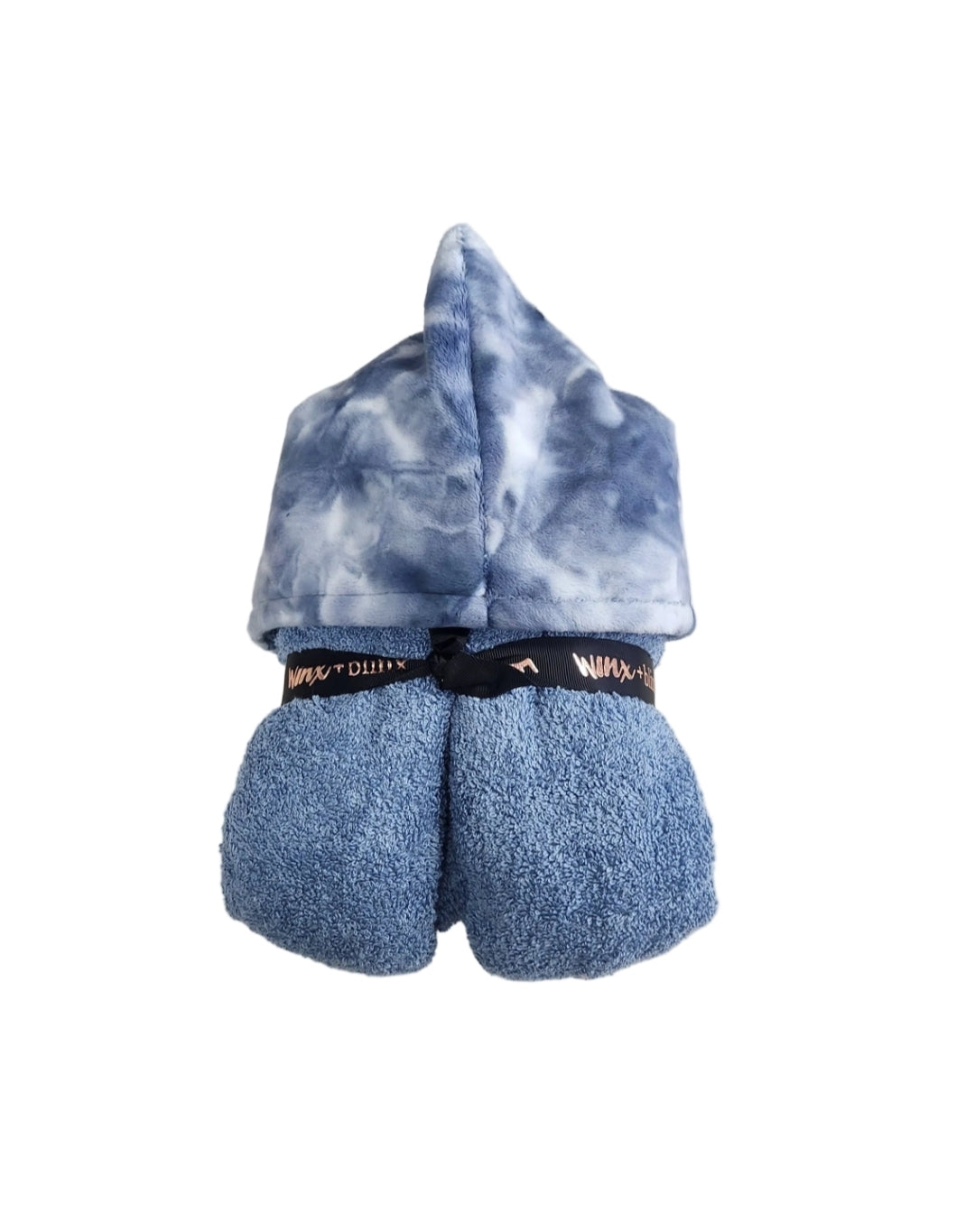 NEW Tiedye Cobalt Hooded Towel
