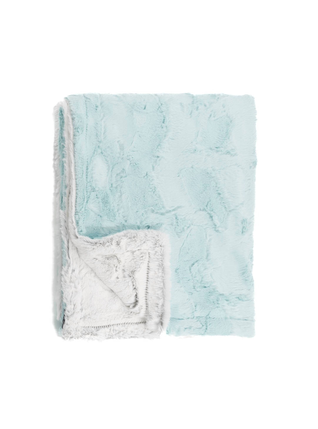 Aqua Frost Minky Blanket