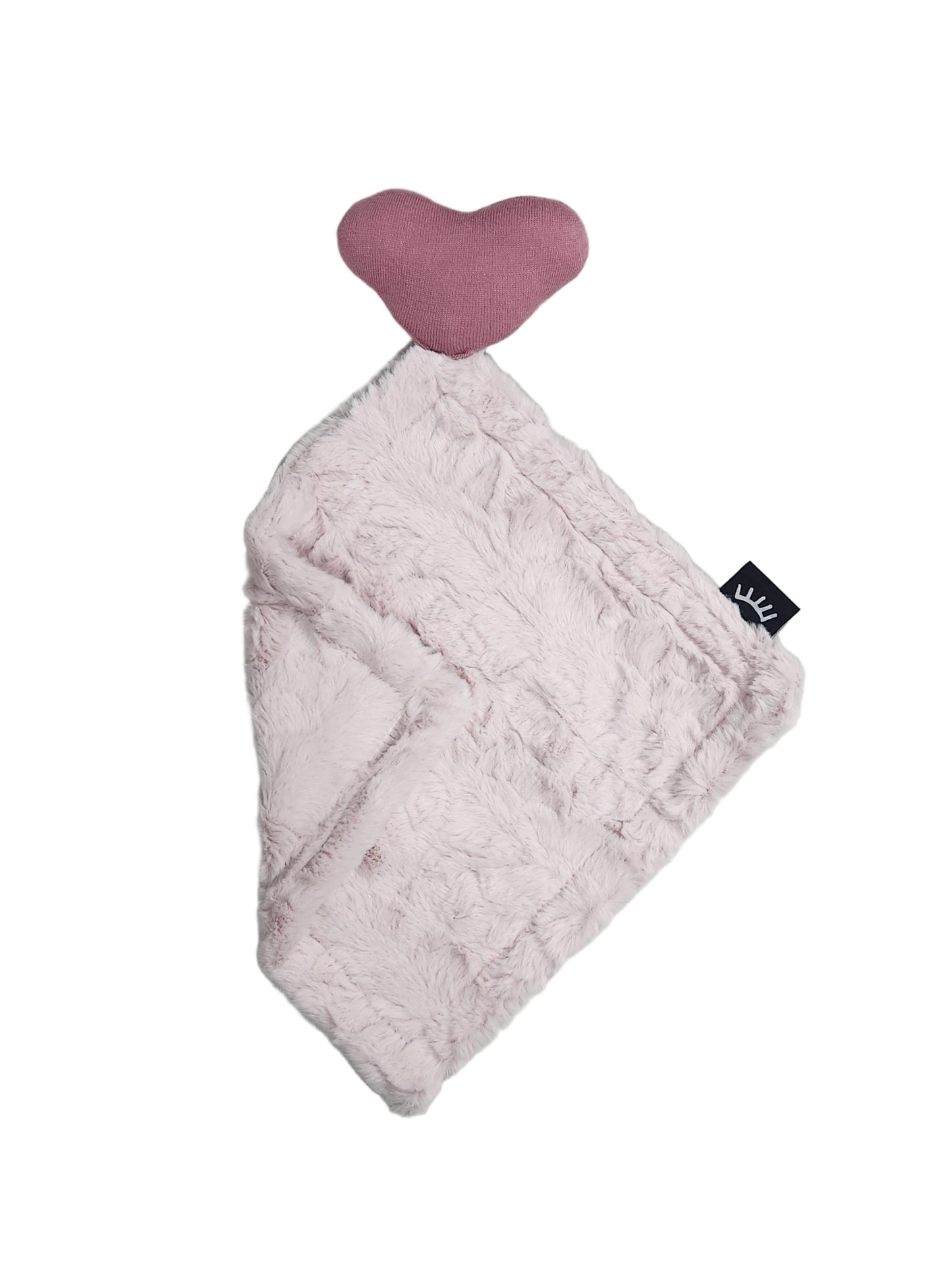 Cozy Mauve Heart Lovey