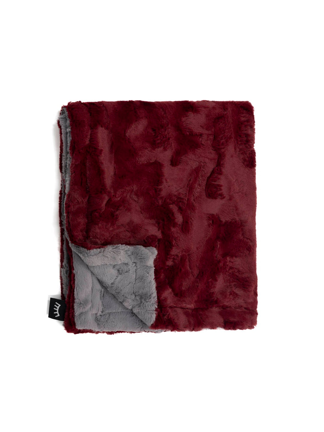 Cozy Burgandy Minky Blanket
