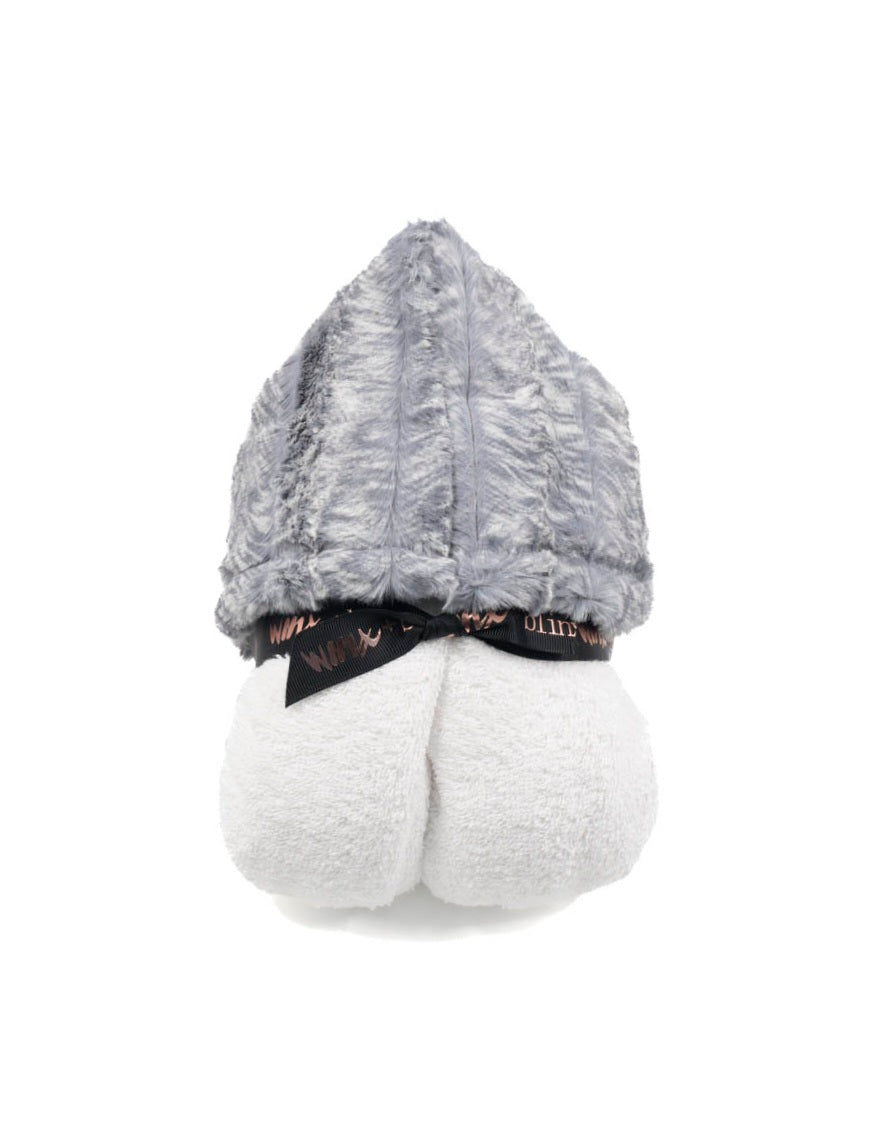 Hawk Silver Hooded Towel