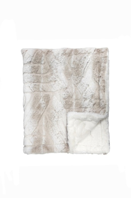 Wolverine Taupe Minky Blanket