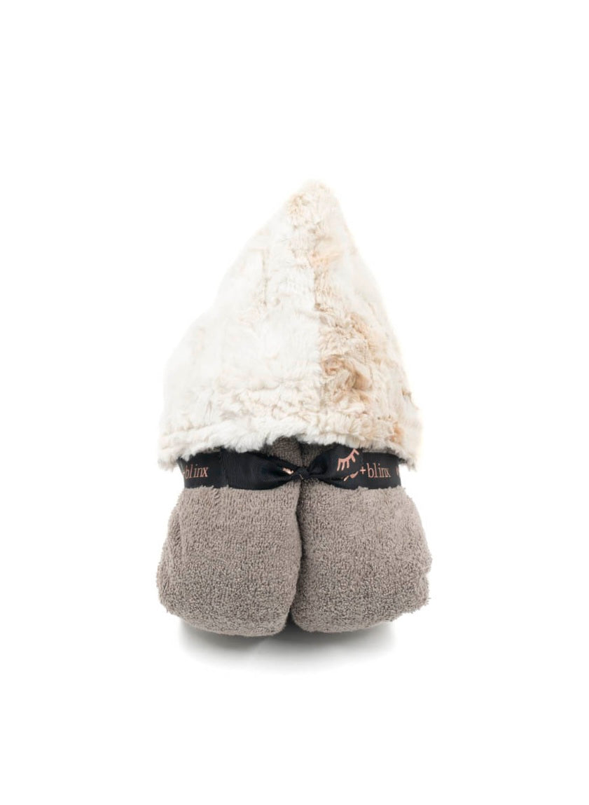 Galaxy Creme Hooded Towel