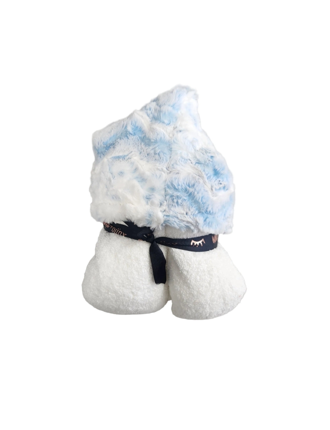 Owl Blue Hooded Towel