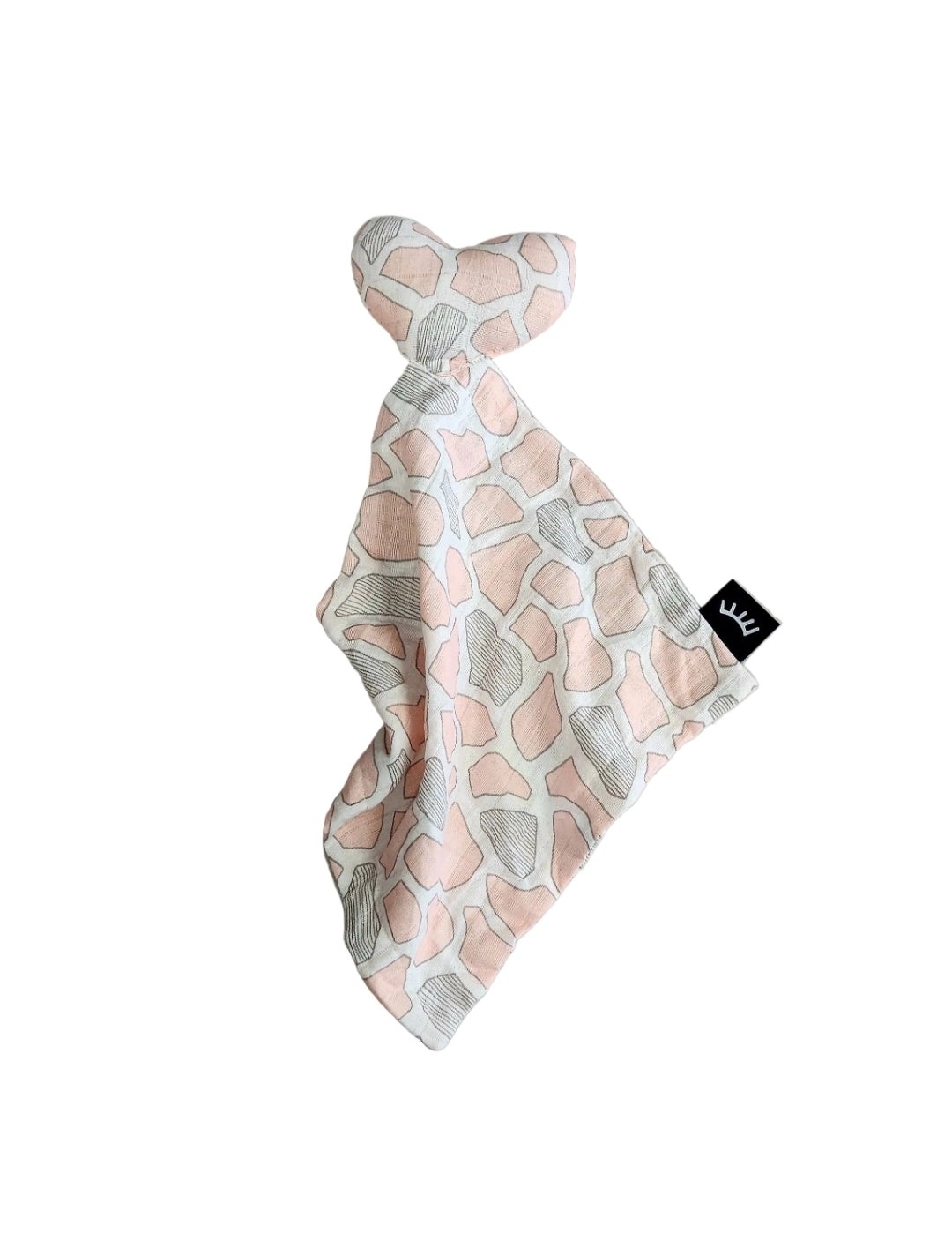 NEW Mauve Heart Muslin Cotton Lovey
