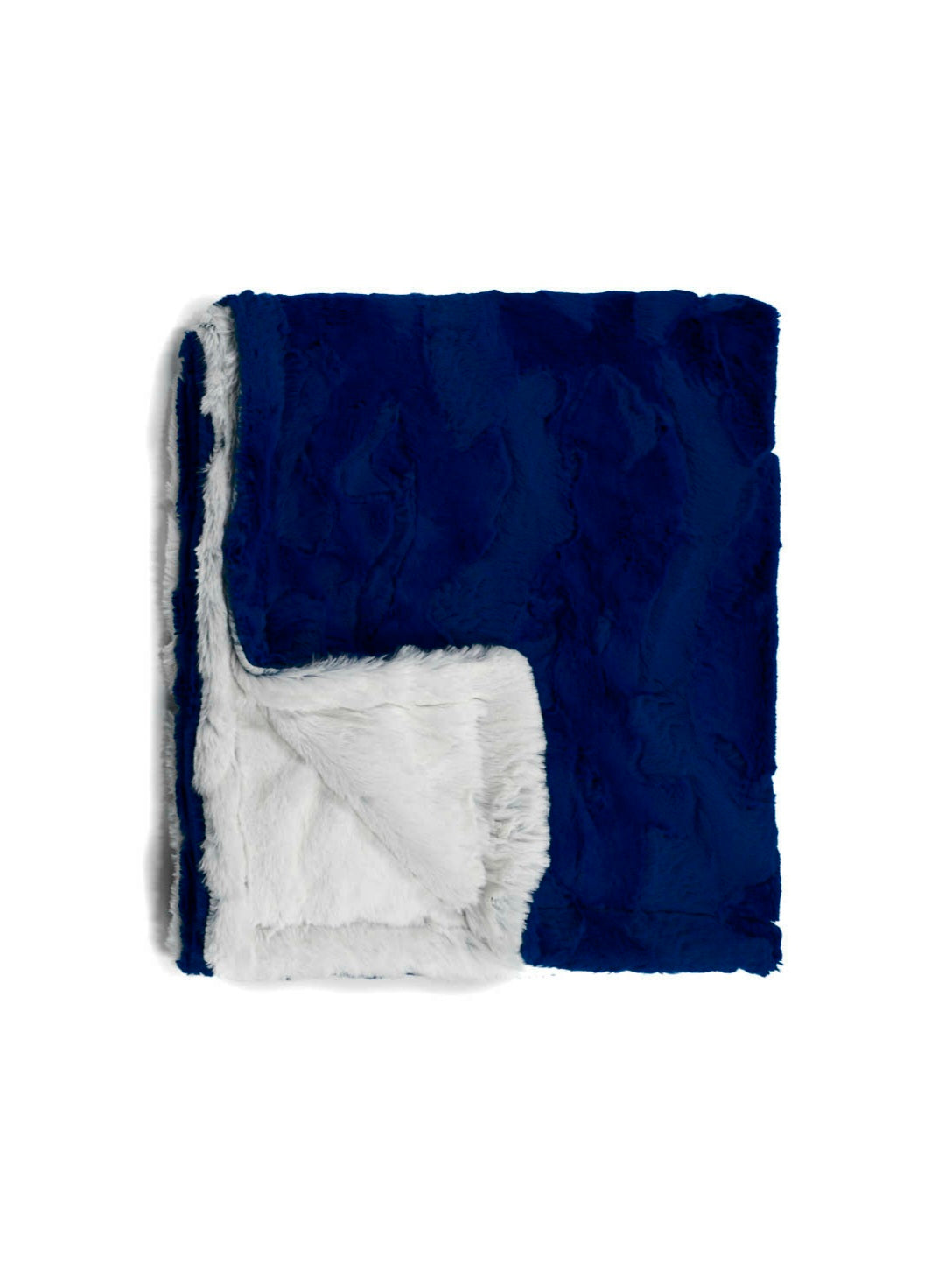Cozy Navy Minky Blanket