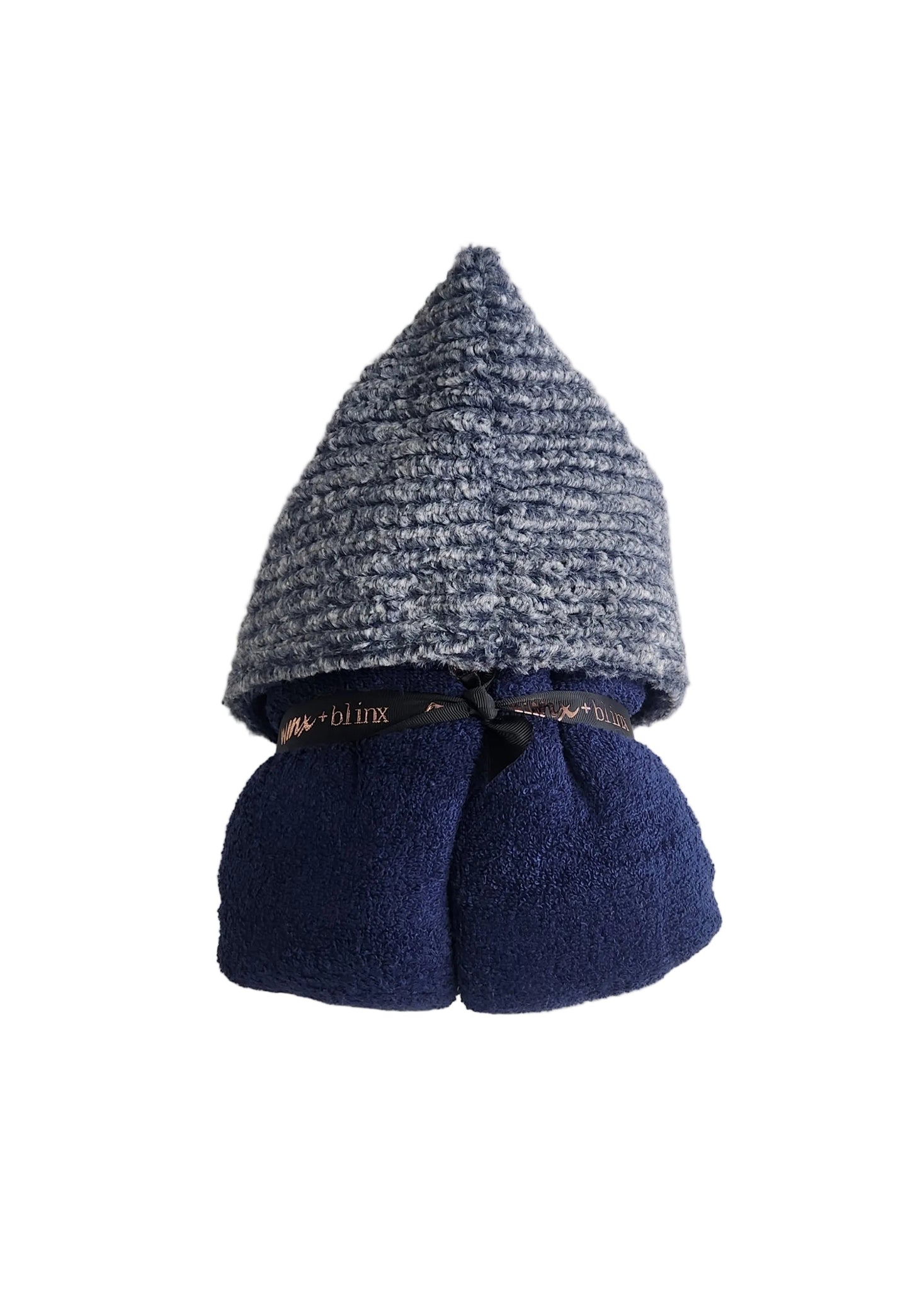 NEW Weave Navy Hooded Towel