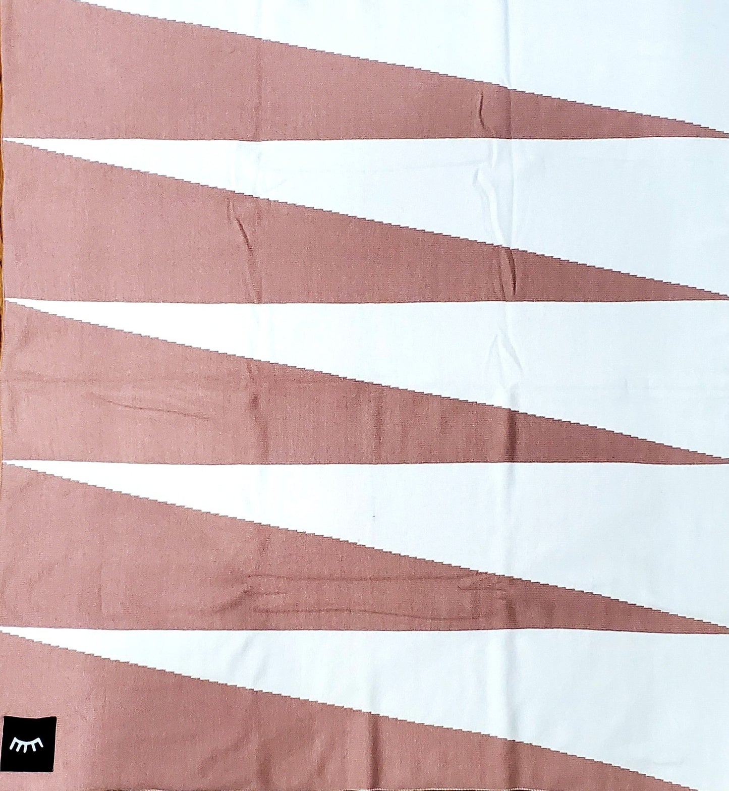 SAMPLE Backgammon Mauve Blanket (Final Sale)