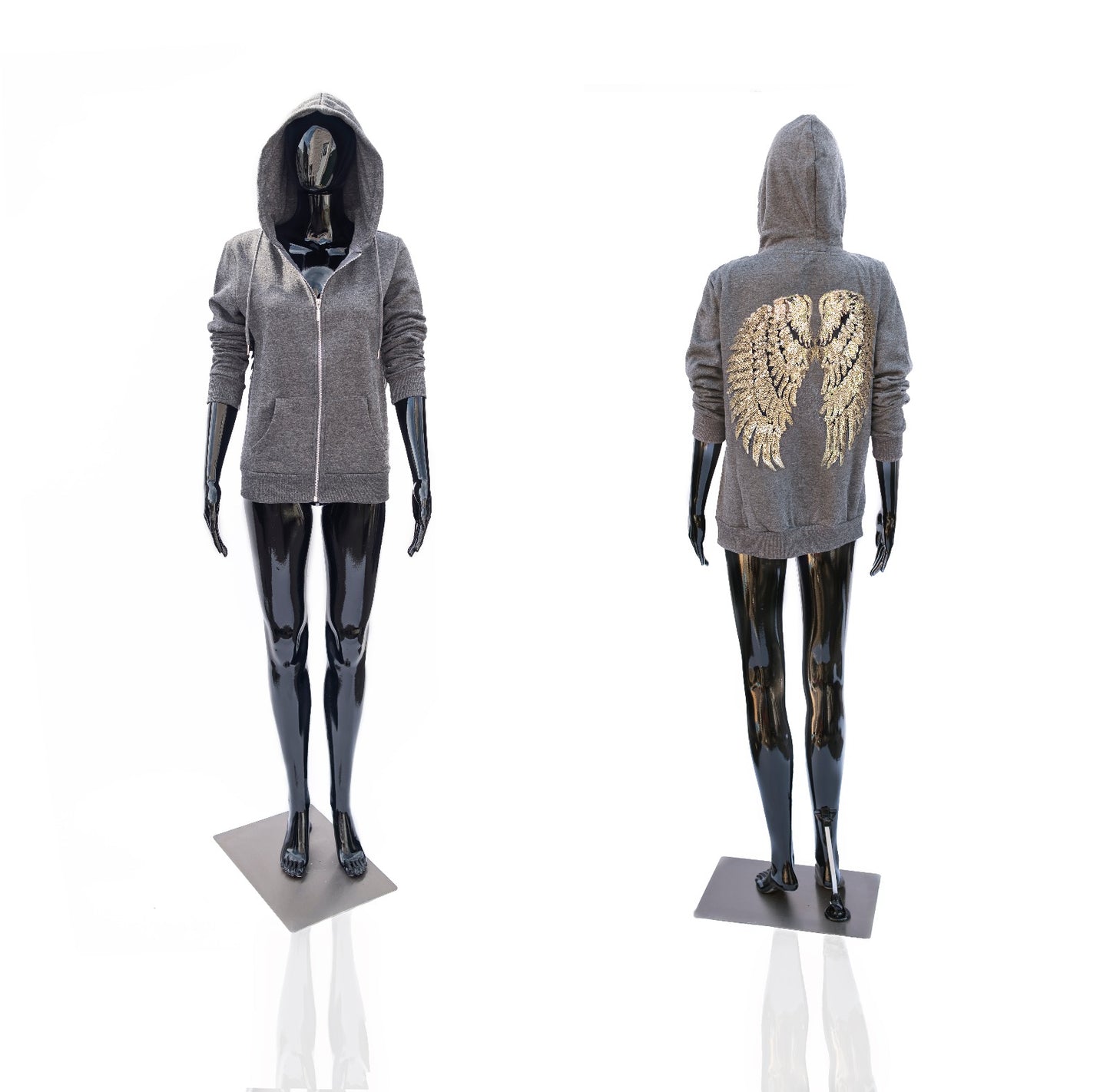 Gold "Wings" Hoodie swearshirt | RTW