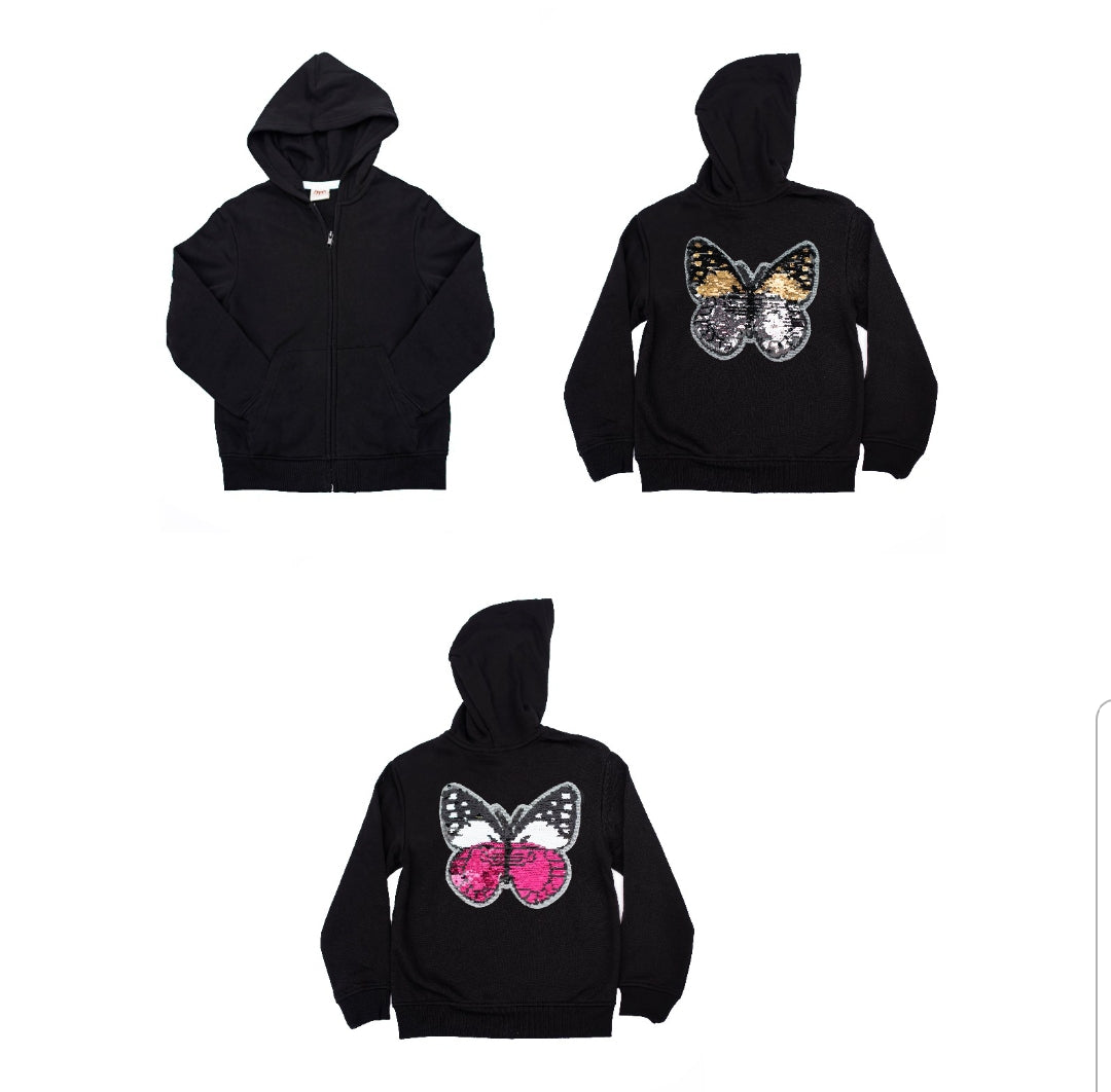 KIDS- Up&Down "BUTTERFLY" Hoodie Sweatshirt | RTW