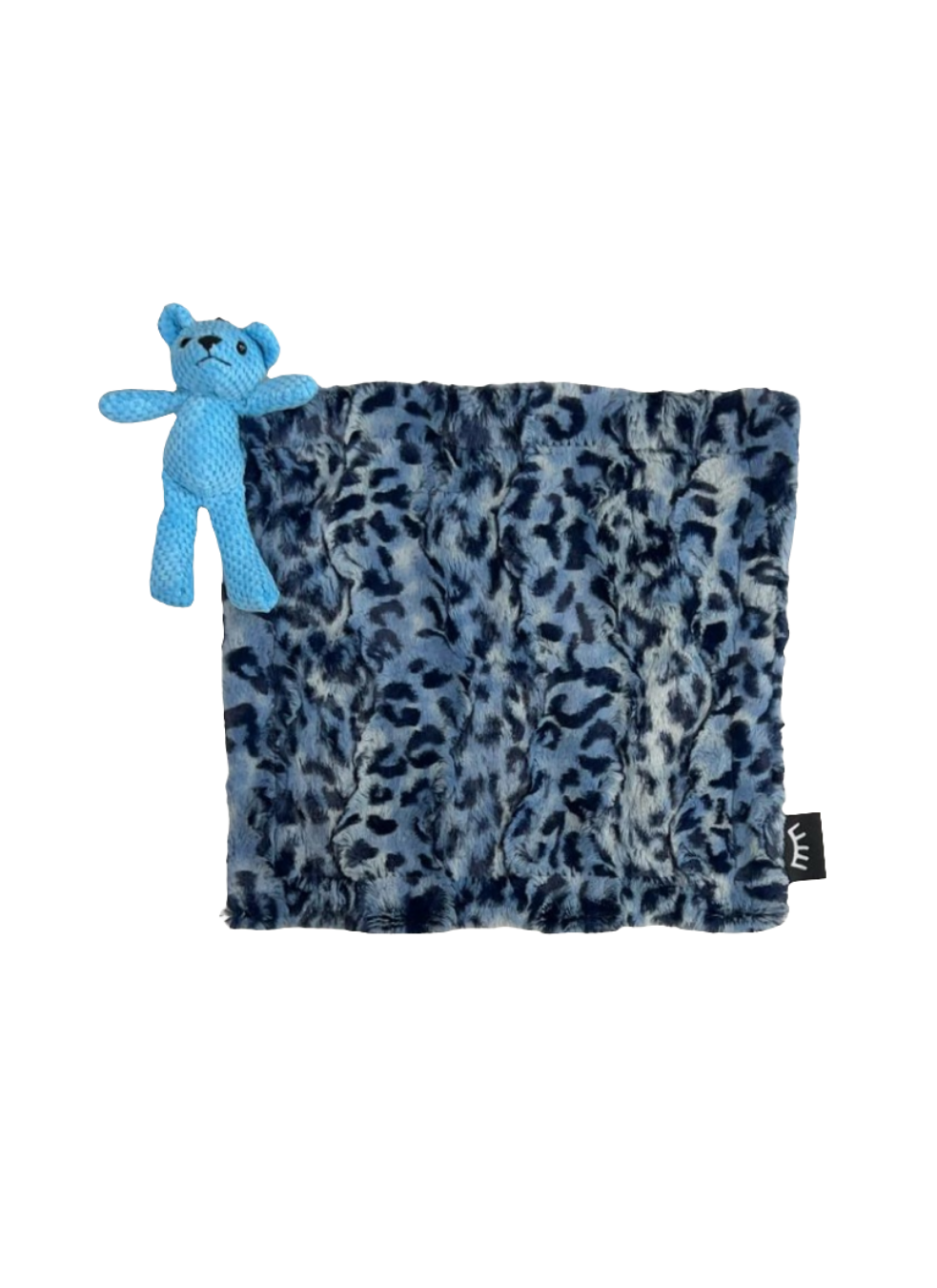 NEW Leopard Navy Bear Minky Lovey