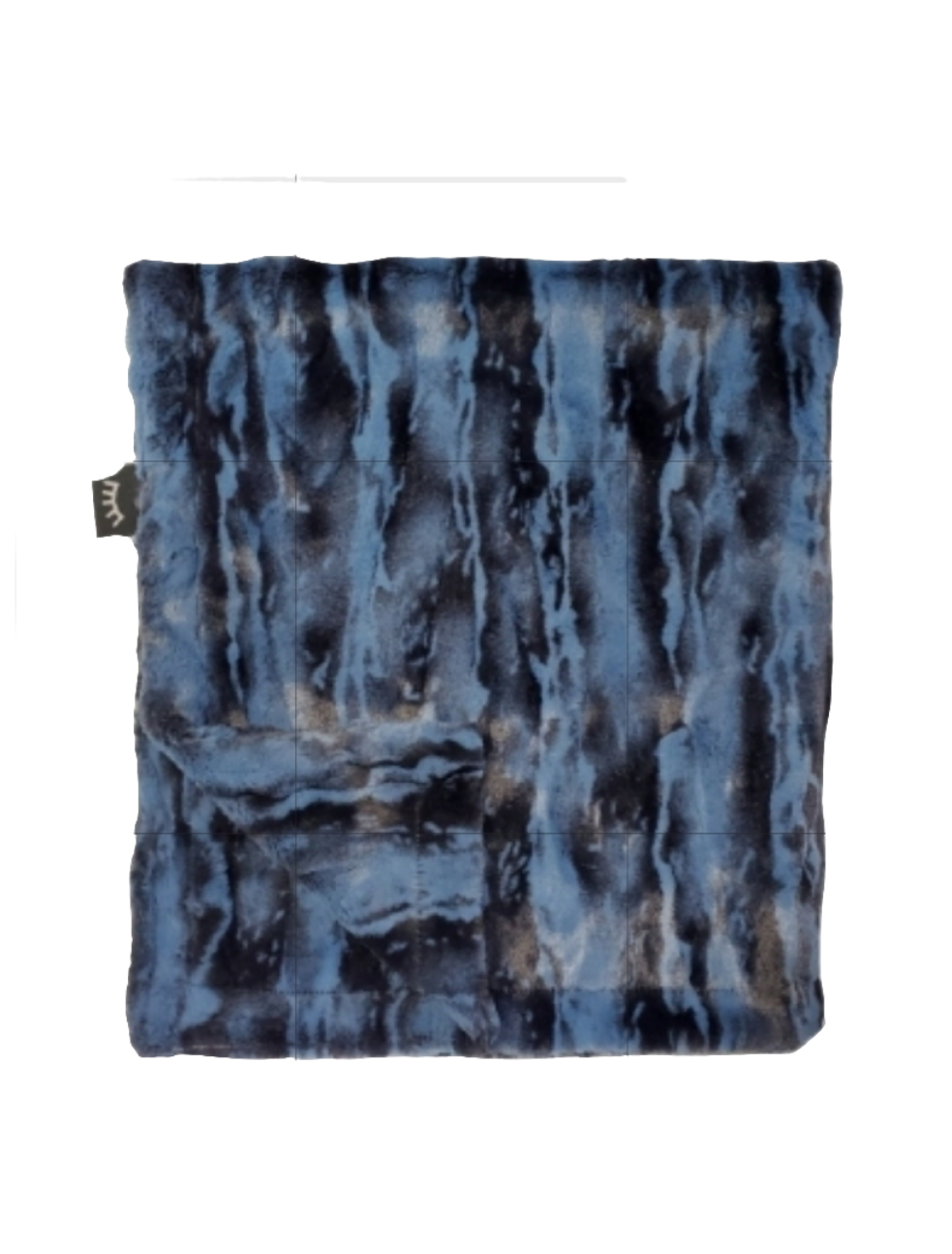 Marble Navy Minky Blanket