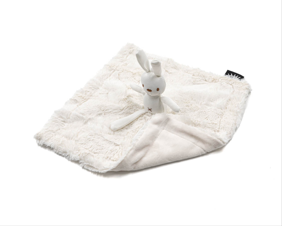 Cozy Cream Bunny Minky Lovey