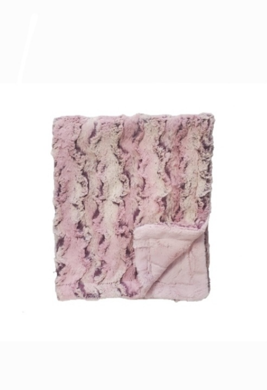 Wild Rabit Mauve Minky Blanket