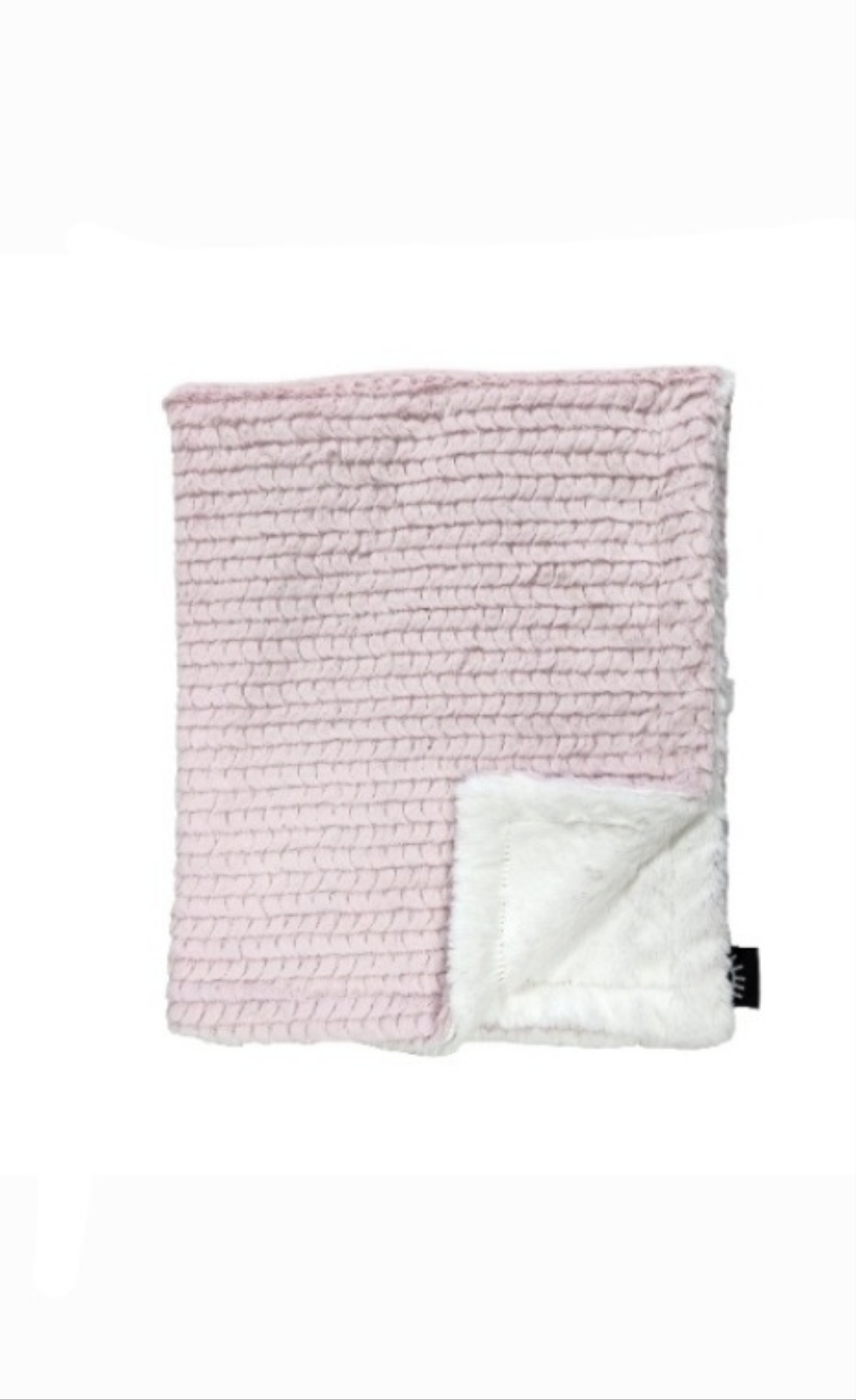 Brooklyn Frost Mauve  Minky Blanket