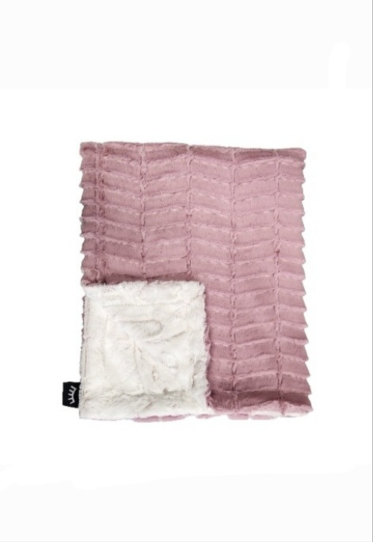 Oxford Blush Minky Blanket