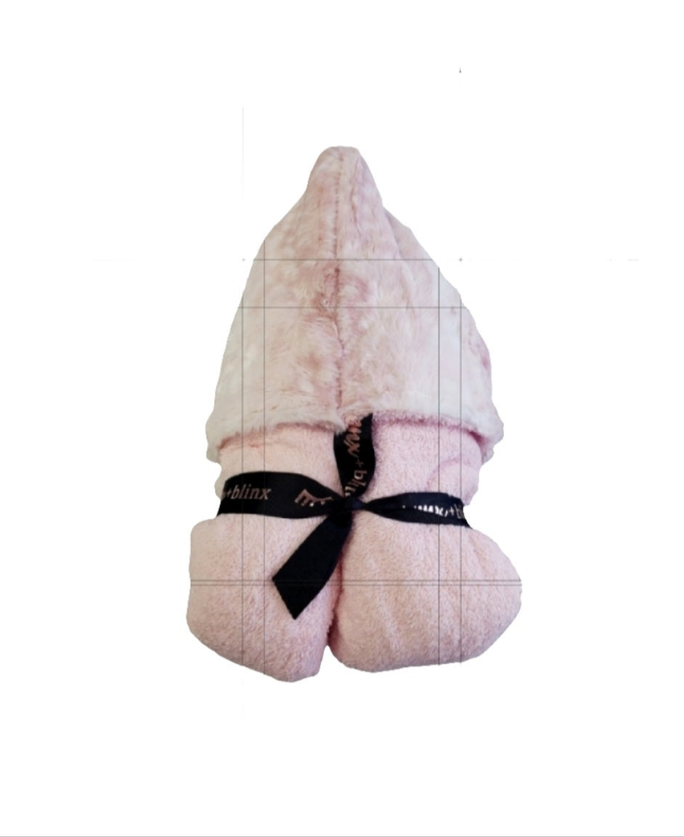 Cibirian Pink Hooded Towel