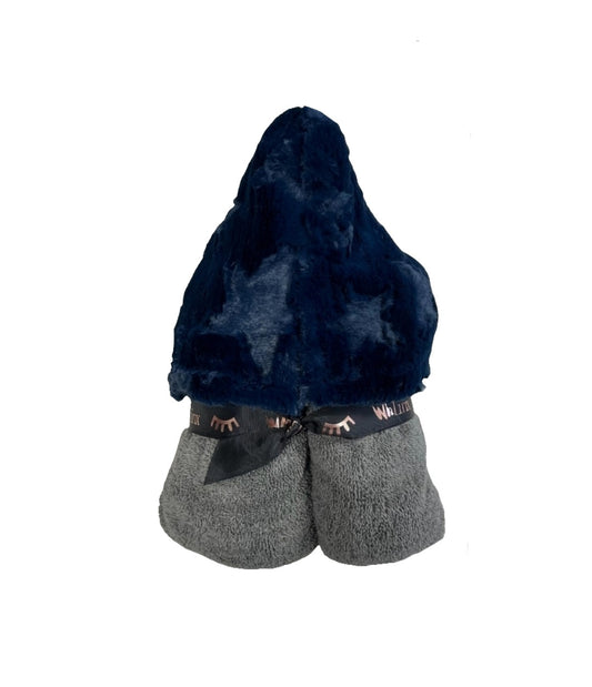 Stars Navy Hooded Towel