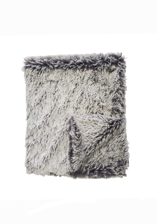 Shaggy Grey DS Minky Blanket