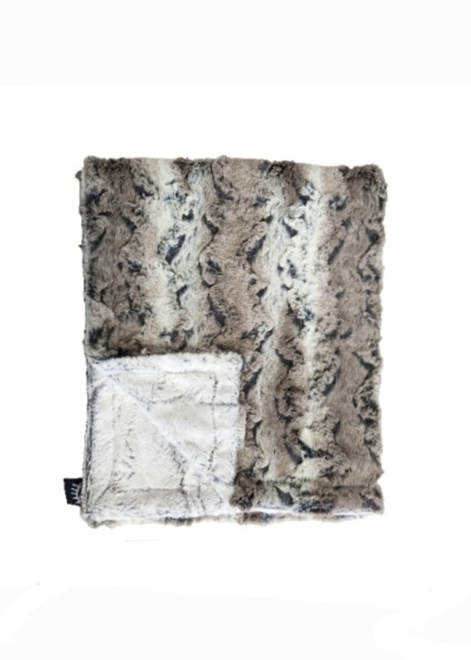 Wild Rabbit Earth Minky Blanket