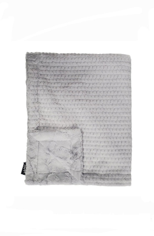 Brooklyn Silver Minky Blanket