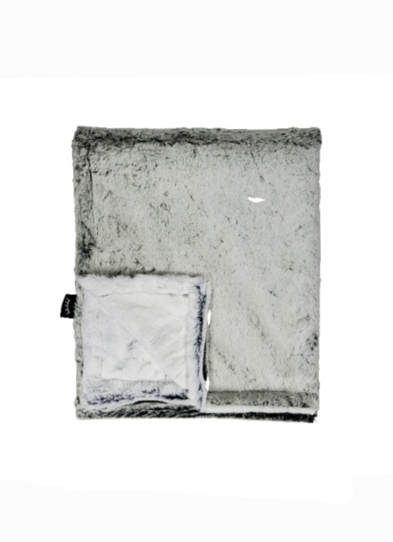 Frost Silver Minky Blanket
